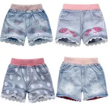 Новые модные летние джинсы для девочек, джинсы наивысшего качества, детские шорты, шорты для девочек 5-15 лет, детские шорты