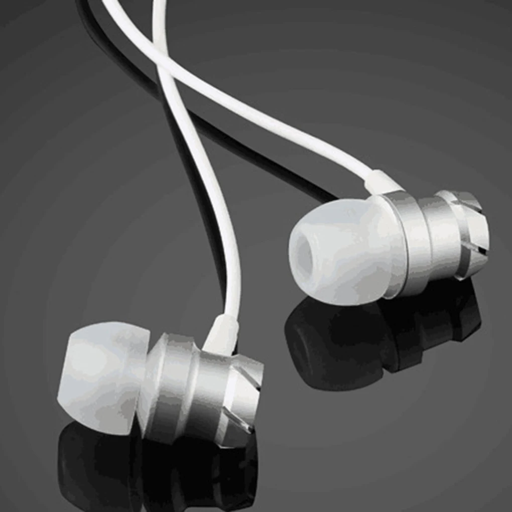 3,5 мм порт в уши супер бас линия управления наушники телефон MP3 компьютер ноутбук микрофон Проводная гарнитура