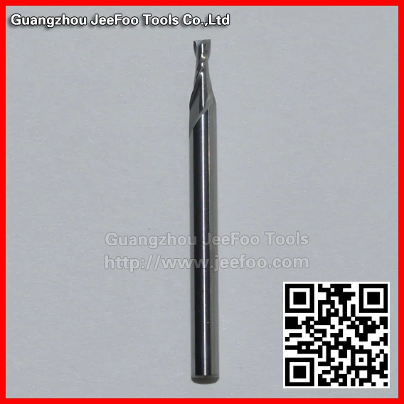 

3.175*2.0*6mm 2 Flutes End Mill Cutting , CNC Router Bits for Engraving