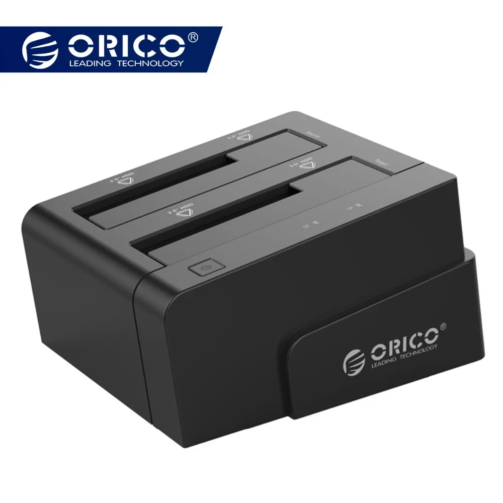 ORICO Docking Station 2.5 3.5 Dual Bay USB 3.0 to SATA HDD SSD Case