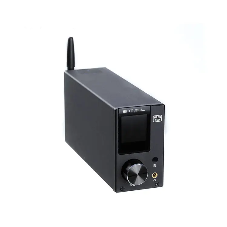 SMSL AD18 Hi-Fi аудио стерео усилитель с Bluetooth 4,2 поддерживает Apt-X, USB DSP полный цифровой усилитель мощности 2,1 для динамика