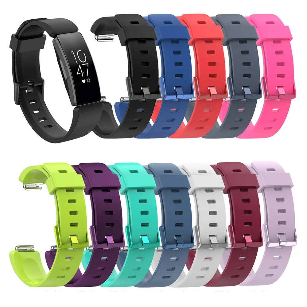 

Replacement Silicone Band Wrist Strap Wristband Bracelet For Fitbit inspire/inspire HR Activity Tracker Smartwatch Watch Band