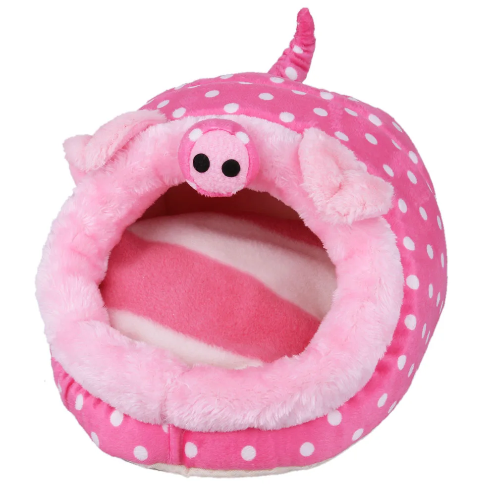 Клетка для хомяка морская свинка дом кровать для белки, шиншилл гнездо Кави мини животные аксессуары для хомяка розовый леопард - Цвет: Розовый
