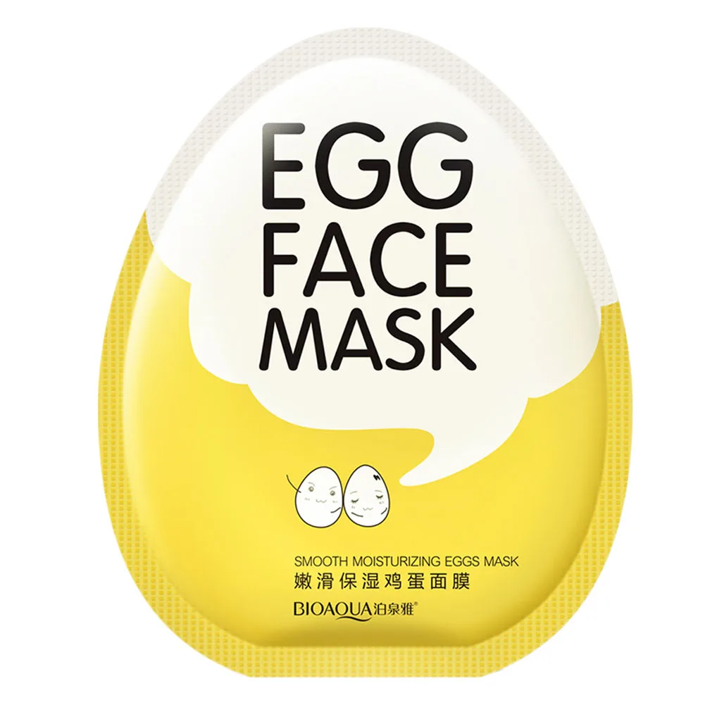 Egg Facial Masks Tender Moisturizing Face Mask Oil Control Brighten