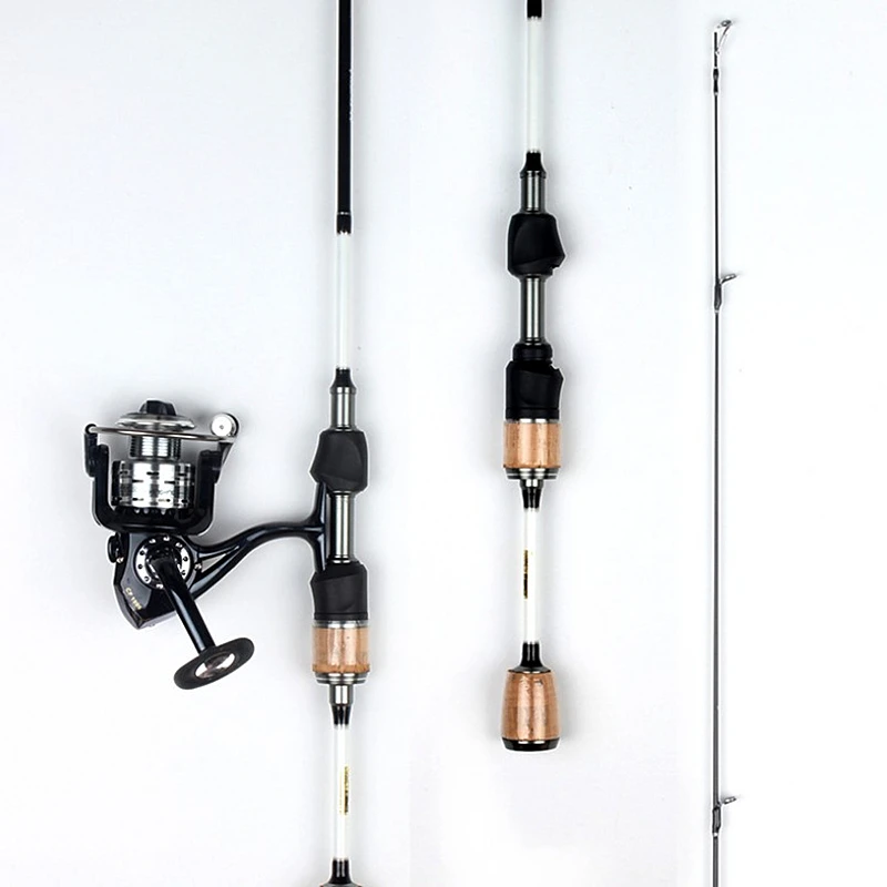 UL carbon lure rod trout casting fishing rod solid tip fast