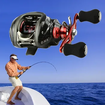 

11+1BB 6.3:1 Gear Fishing Reel Left Hand Baitcasting Fishing Spinning Troll Wheel Carp Fishing Reels Accessories Equipment