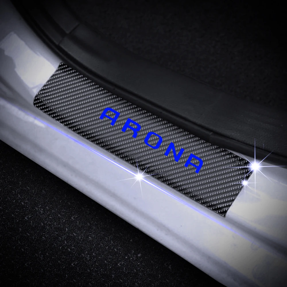 TQGG For SEAT LEON ARONA ATECA IBIZA FR Stainless Steel Car Kick Plates Pedal Plate Protector Door Sill Protector Sticker Threshold Cover Protection Car Accessories