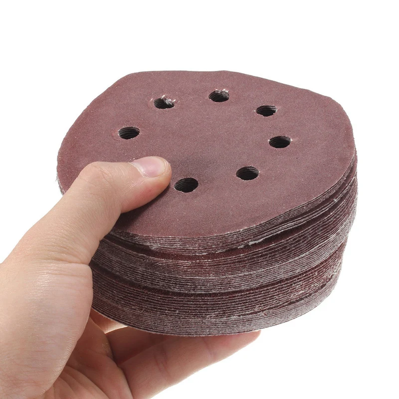 Goede Kopen 50 Stks 125mm 5 \"Schuurschijven 40 60 80 120 240 Gemengde