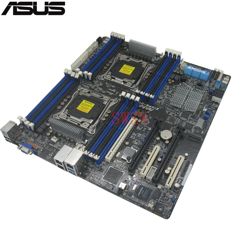 

original Used Server motherboard For ASUS Z10PE-D16 C612 Support 2011 E5-2600 V3 Maximum DDR4 64GB 16*DDR4 10*SATAIII 1*M.2 ATX