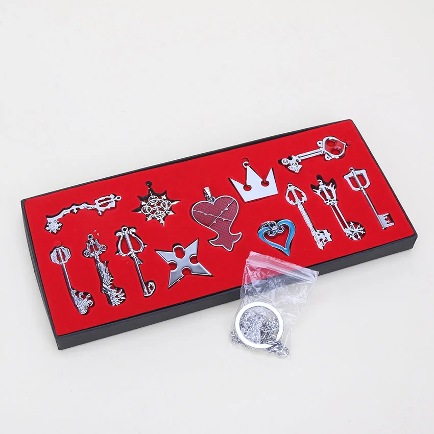 Kingdom Hearts Keyblades Pendant Best Sora Keychain Disney Necklace Kingdom Hearts Keyblades Pendant Best Sora Keychain Disney Necklace Video Games Merch Kingdom Hearts Kingdom Hearts Necklace Kingdom Hearts Pendants Necklace