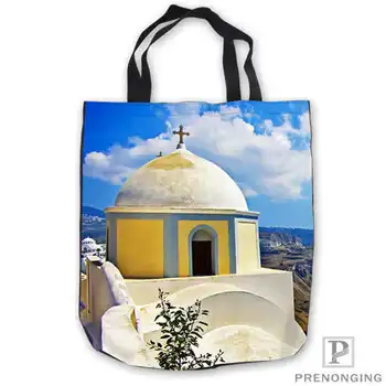 

Custom CanvasBalcony_Adrasteia_SadoriniTote Hand Bags Shopping Bag Casual Beach HandBags Foldable 180713-03-22.2