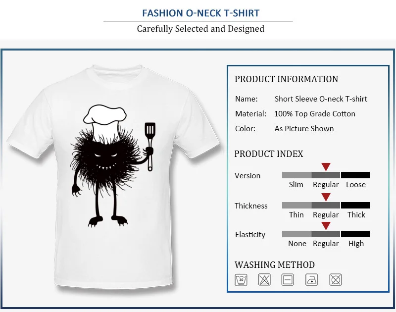 Funny Evil Bug Chef_detail_white