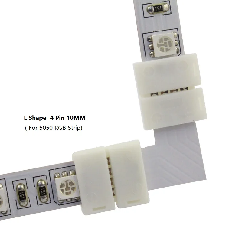 4PIN RGB led strip connector L shape