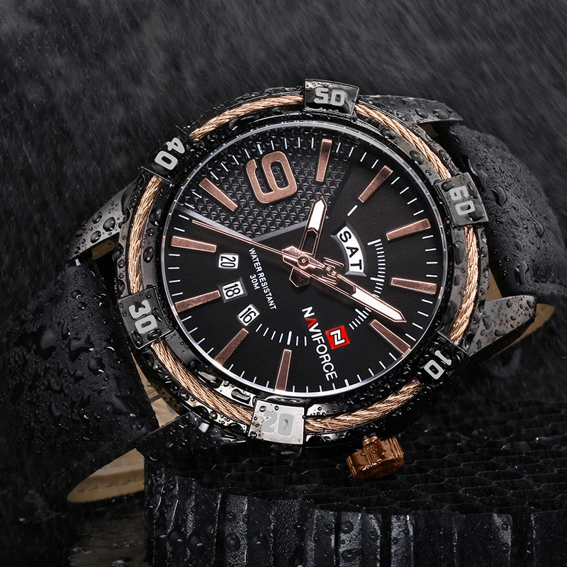 Top Brand NAVIFORCE Luxury Business Men Watch Waterproof Sports Military Quartz Wrist Watch Male Cl