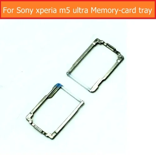 

Genuine memory card reader holder for Sony Xperia M5 Ultra E5603 E5606 E5653 Micro sd Card Slot Tray Memory Card Metal Adapter