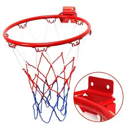Баскетбольный обод, Подвесной Настенный гол обруч диски с сетчатым винтом для улицы, крытая команда, спортивный мяч, тренировка