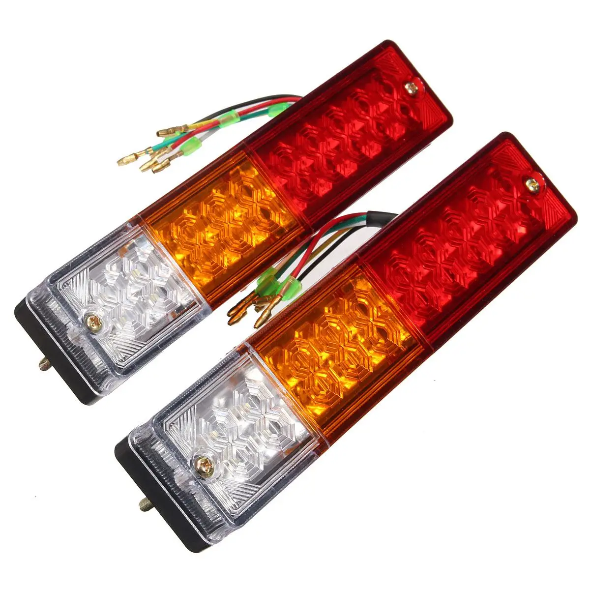 2x LED Stop Rear Tail Brake Reverse Light Turn Indiactor 12V Boat ATV