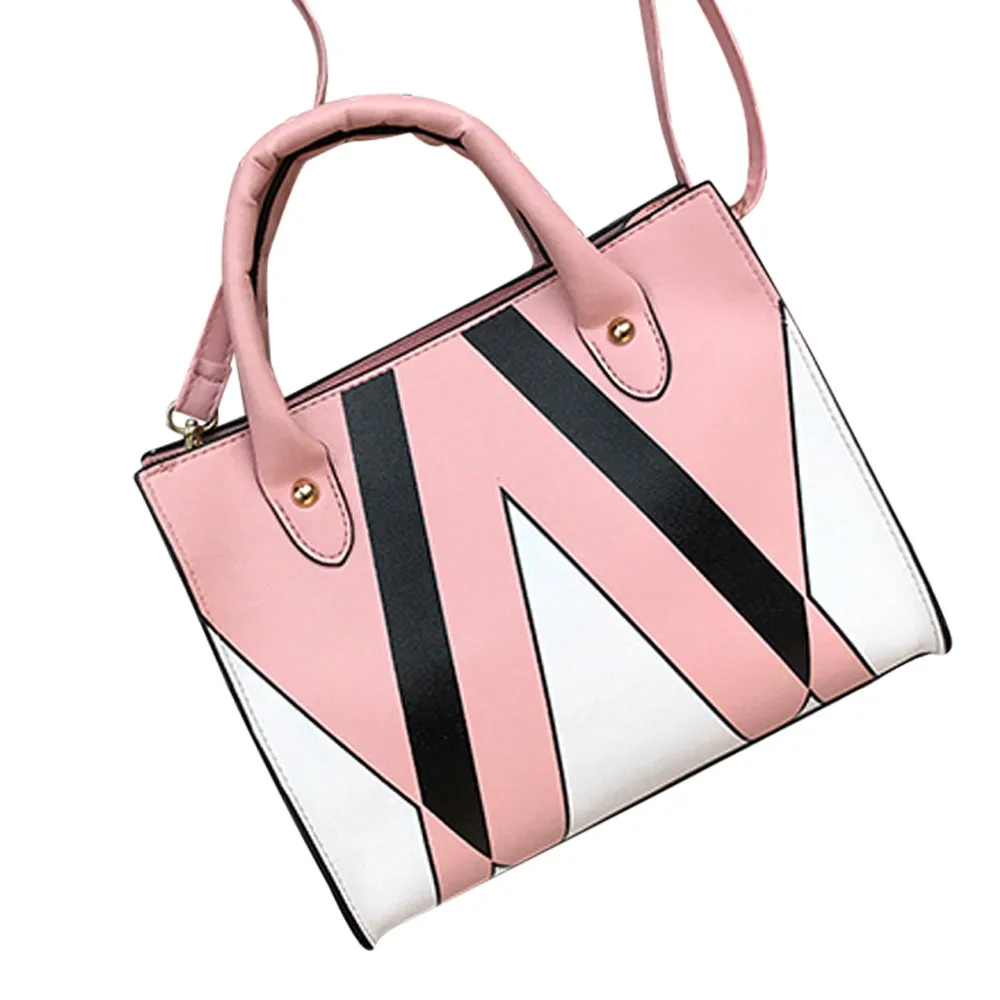 Женская сумка на плечо, сумка через плечо, повседневная сумка-тоут в стиле пэчворк, женская кожаная сумка на молнии, квадратная сумка-мессенджер