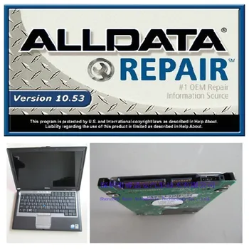 

alldata auto repair software v10.53 all data+ 2015 mitchell software and ATSG+1000gb hdd+ installed in d630 laptop (4g)