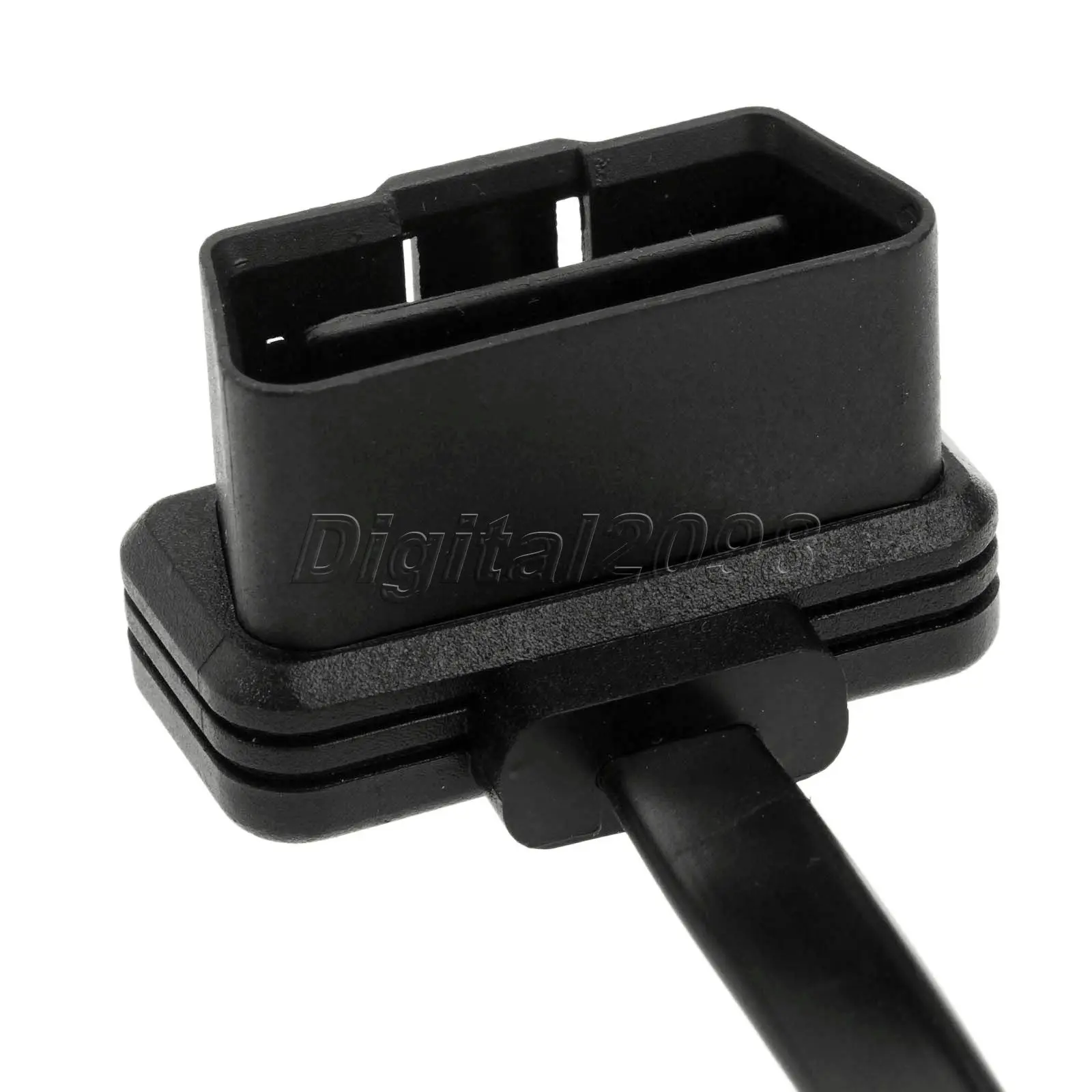 60 см тонкий As Noodle OBD2 OBDII 16 Pin мужской и женский плоский удлинитель + выключатель
