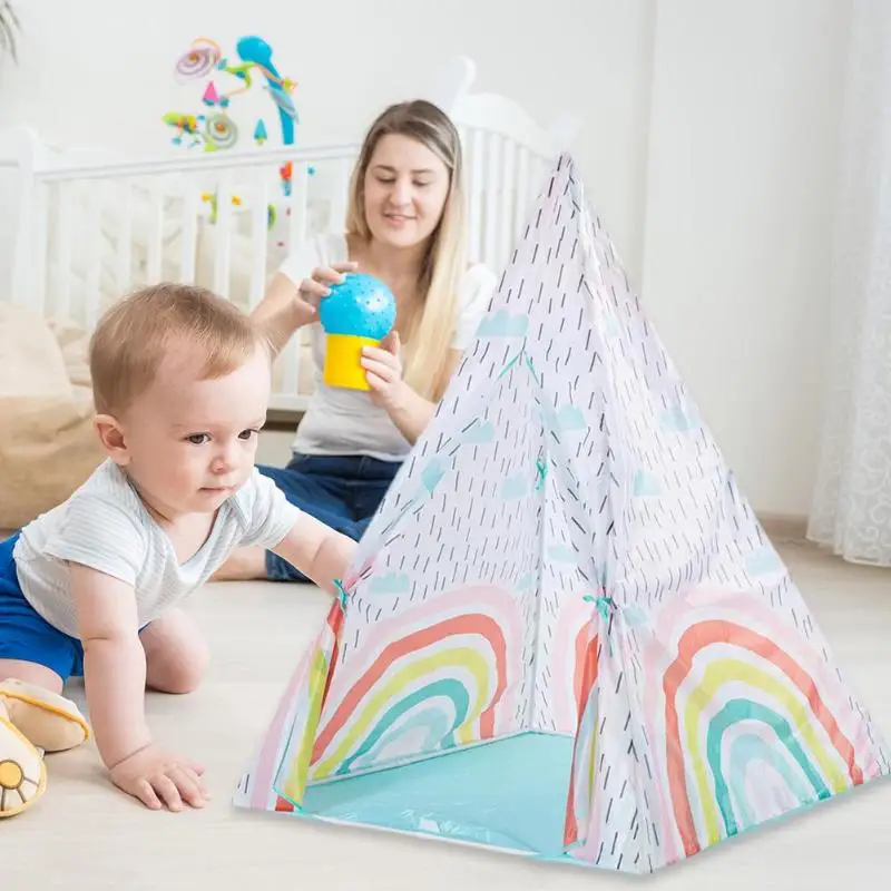 

Cloth Children Tent Colorful Portable Indoor Outdoor Play Tent House Gift