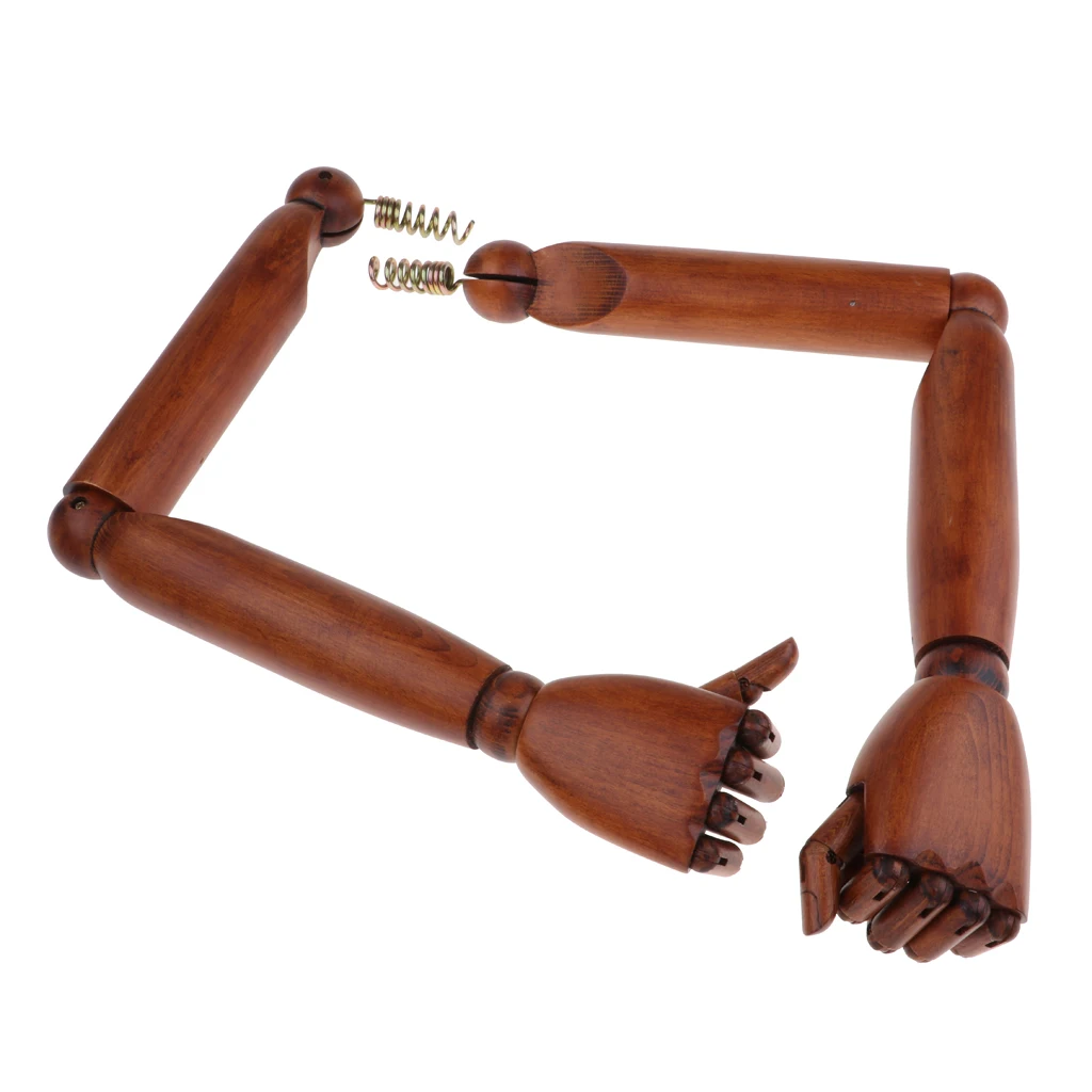

1:1 Imitation Design Lotus Wooden Mannequin Arms Hands Movable Limbs Model Educational Toy Human Hand Model