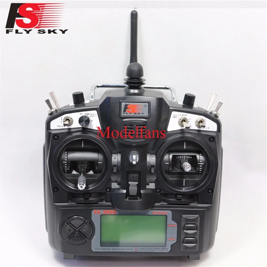 

2.4G FS-TH9X9 channel model remote control model aircraft display is compatible with multi-axis ER9X