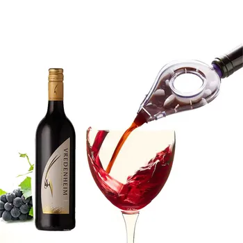 

Wine Bottle Decanter Essential Alcohol Quick Aerator Pourer Spout Decanter Mini Travel Champagne Filter Air Intake Pour