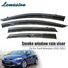 Высокое качество 4 шт. дым окна дождь козырек для Ford Mondeo 2010 2011 2012 автомобиль-Стайлинг ABS вентиляционные ВС дефлекторы гвардии аксессуары