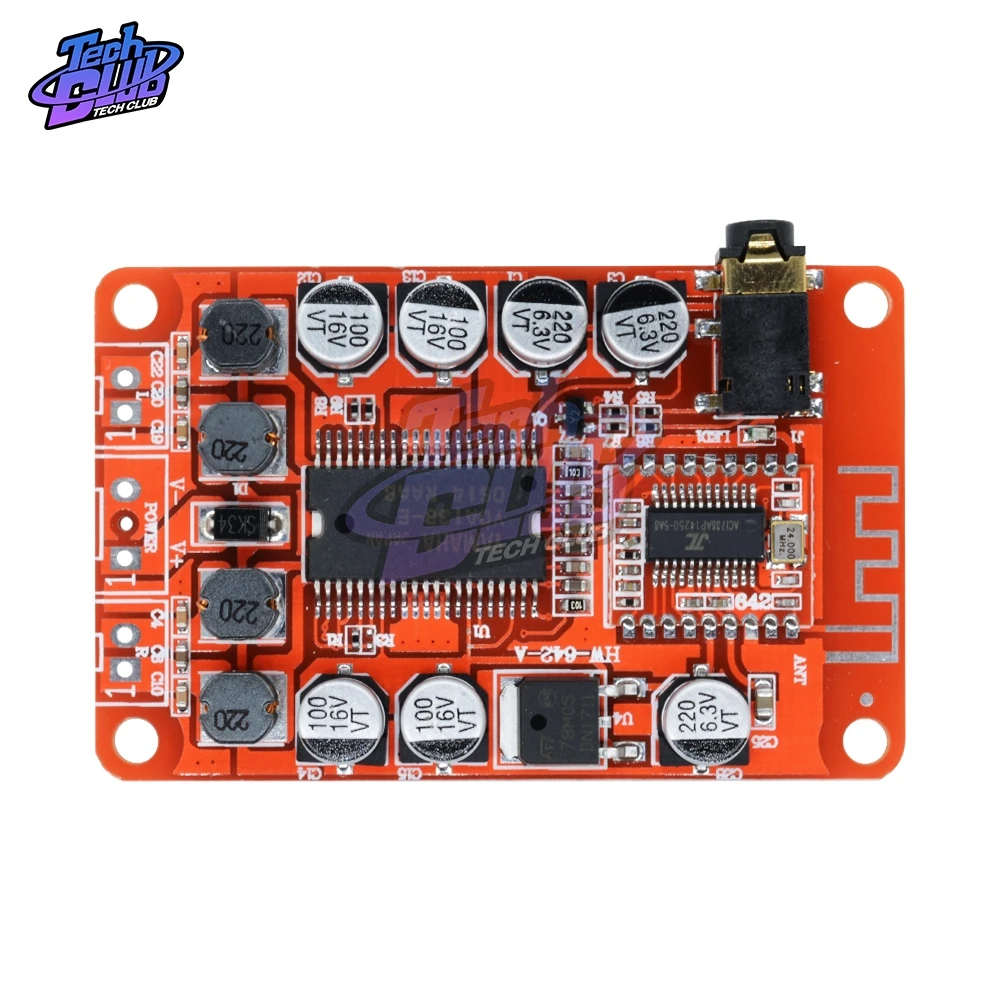 YDA138 D DC 12V 2A Bluetooth цифровой аудио усилитель модуль Плата класса стерео 2 канала 2*15