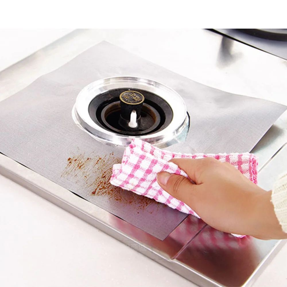 Buy 4pcs/set Gas Stove Cooker Protectors Cover/Liner
