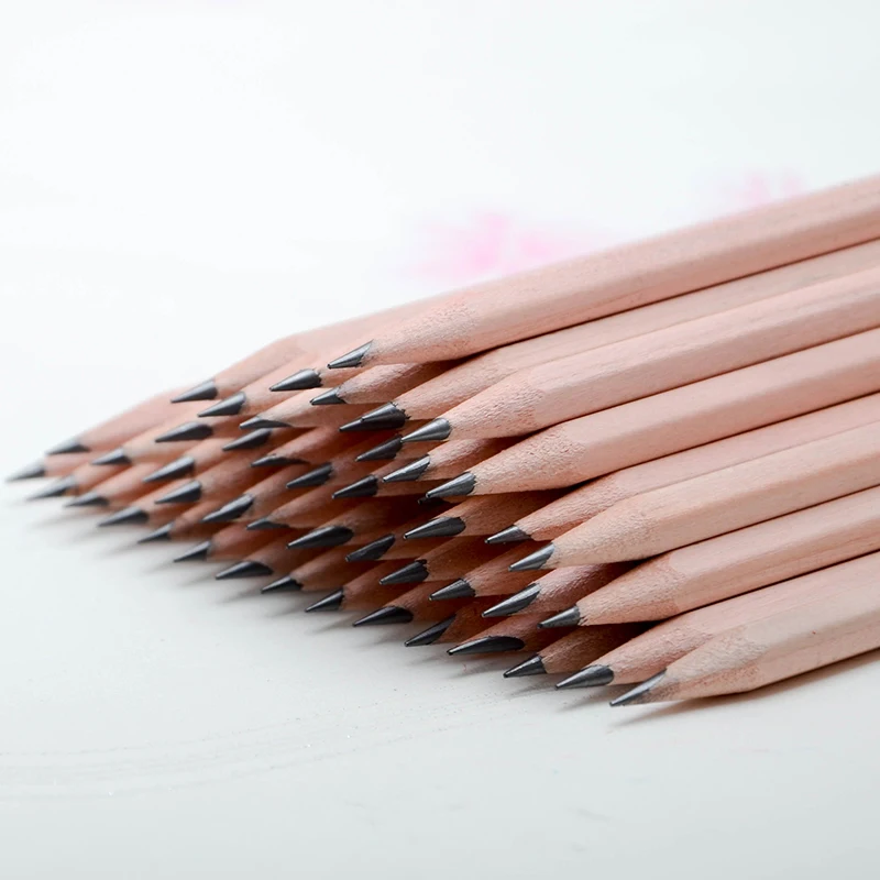 50 шт. HB 2B художественный эскиз Стандартный карандаш черный грифель деревянные карандаши для детей карандаш офисные школьные принадлежности