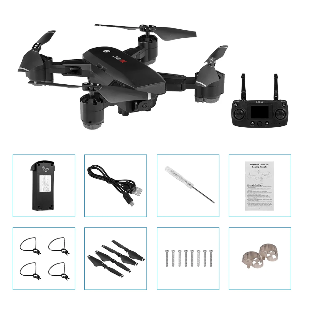 YL S30 1080P HD Wifi FPV RC селфи Дрон GPS позиционирование Follow Me удержание высоты складной