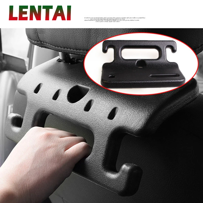 

LENTAI For Renault megane 2 3 duster captur clio 4 Nissan qashqai j11 juke tiida Abarth 1PC Car Back Seat Hooks Holder Safety
