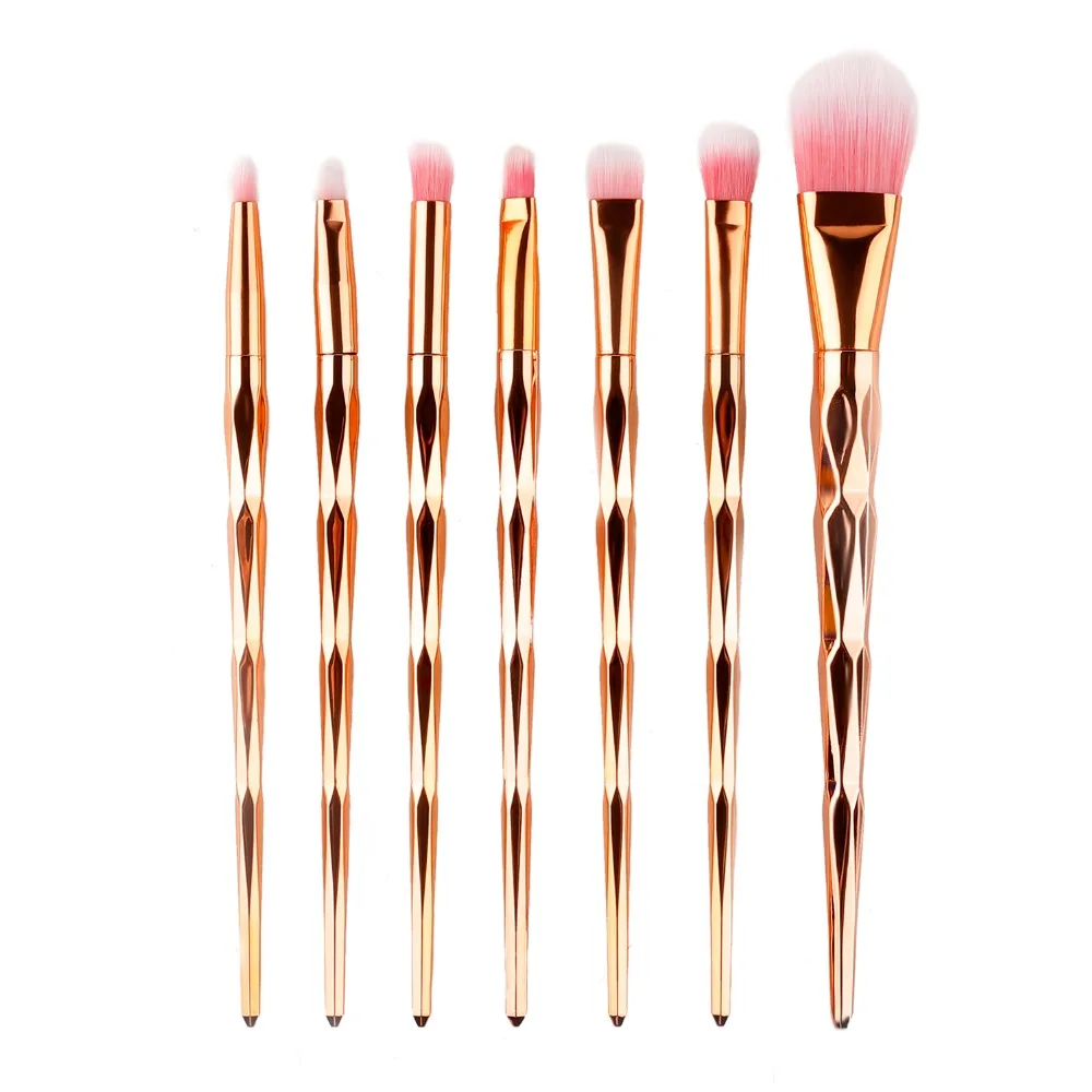 

7/10Pcs Diamond Makeup Brushes Set Powder Foundation Eye Shadow Blush Blending Cosmetics Beauty Make Up Brush Tool Kits