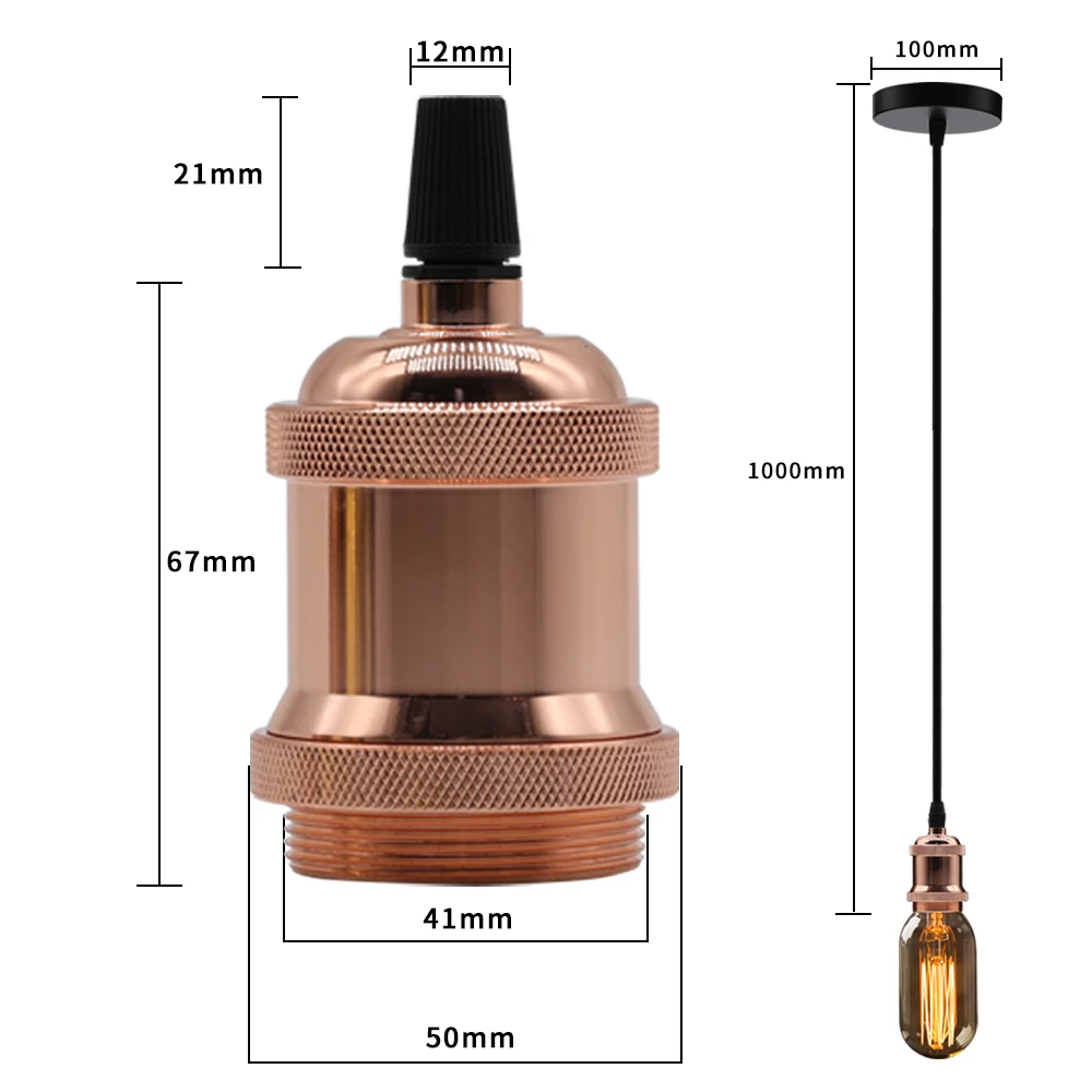 Modern Pendant Light Retro E27 110V 220V Colorful Cord Hanging Lamp LED Lights For Vintage Edison B - 33012519398