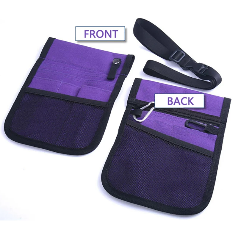 

10pcs/sets Waist Bag Nurse Pouch For Portable Tool Quick Pick Heupt Women Pocket Belt Organizer Bandolera Enfermera Tookit Purse