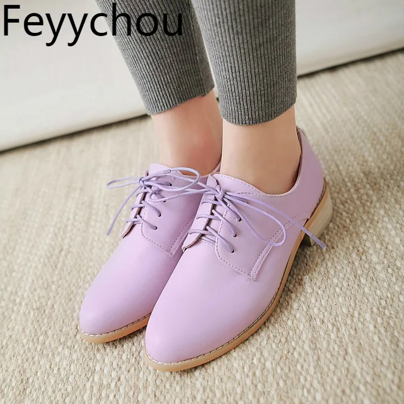 

Women's Pumps Med Heels Shoes Pu Round Toe Lace Up Thick Heel Spring Autumn 2019 Sexy New Fashion Neutral Casual Black Brown