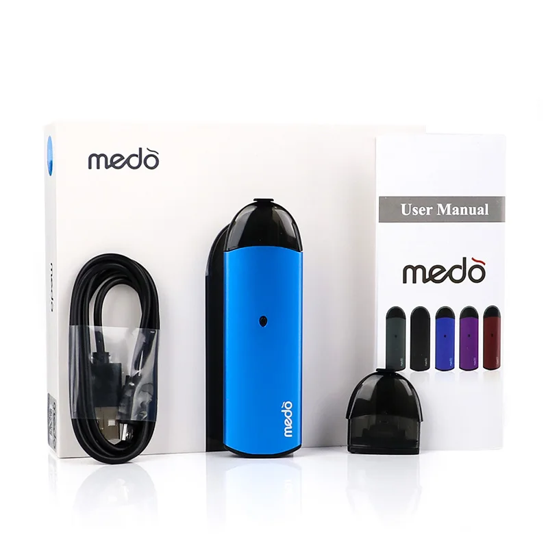 2 шт. оригинальный Medo Vape Medo Pod Комплект 11 Вт MOD с 500 mah Батарея и 2 мл Medo электронная сигарета картридж испаритель комплекты электронных сигарет