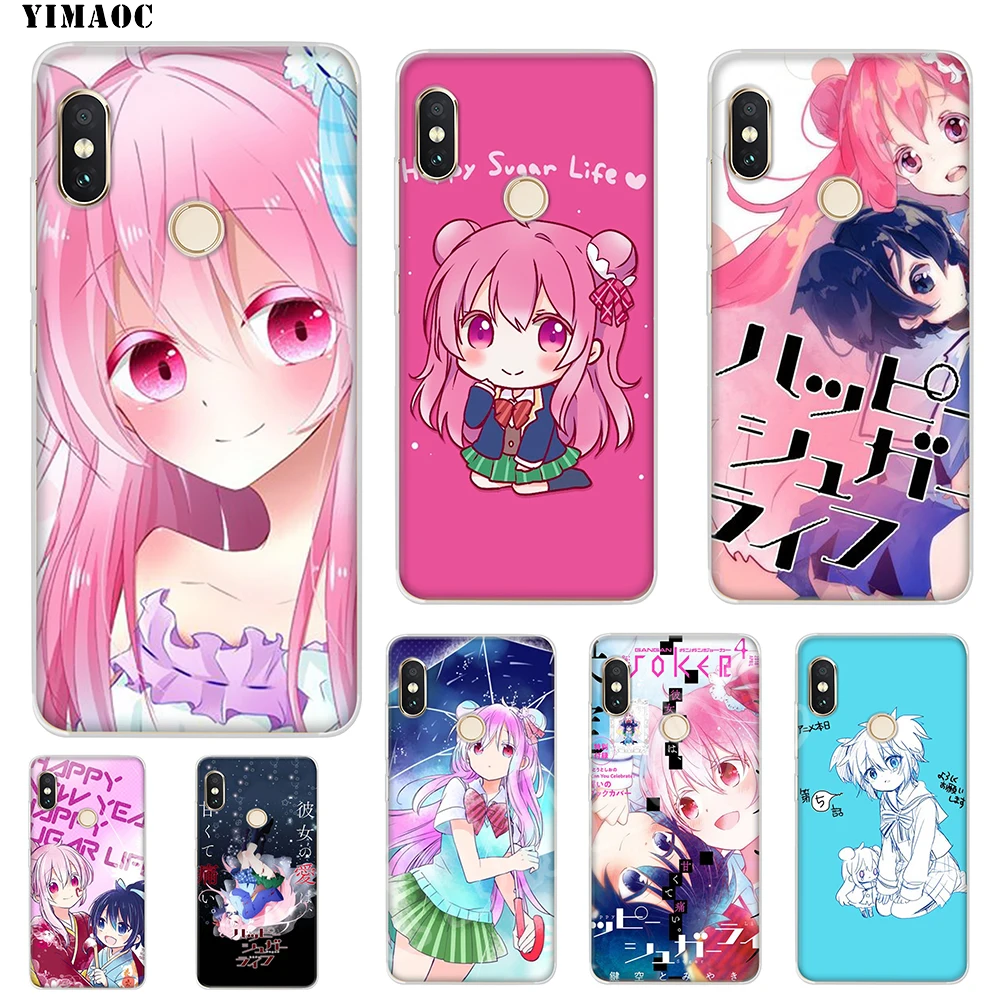 Мягкий ТПУ чехол YIMAOC happy sugar life для Xiaomi Redmi 6 4X 5A 4A S2 Note 4 5 Pro Plus Mi 8 9 SE A2 A1 MiX 2S MAX 3 |