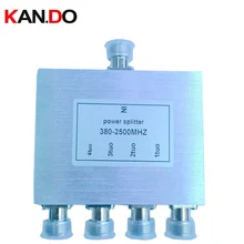 5 шт/лот 4 способа бустер использовать разветвитель питания(800~ 2500 МГц) делитель мощности мобильного телефона бустер сплиттер, делитель сигнала для использования в телекоммуникациях