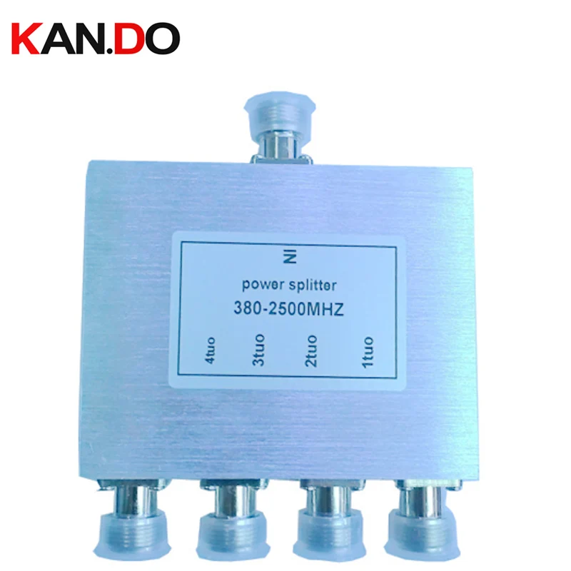 RF Power Splitter 4-Wege 800-2500MHz - N-Type Interface Für Signalverstärkung