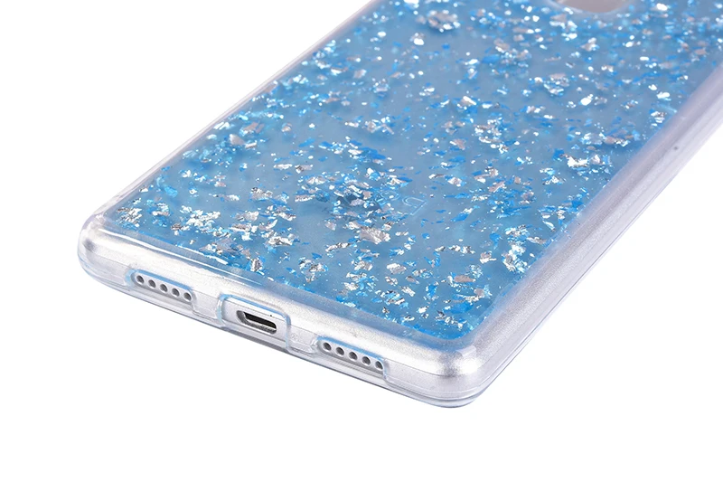 Glitter shining flakes silicone case huawei P9 Lite,P10 Lite (21)