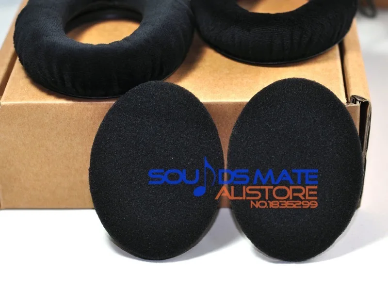 Senior Velvet Replacement Cushion Ear Pad For Sennheiser HD545 HD565 HD600 HD650 Headphone Silk Light
