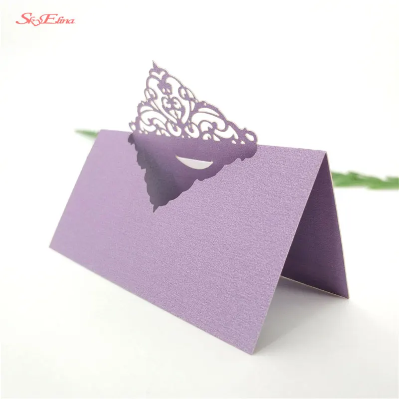 50pcslot new muti colors table decoration card namePearlscent Paper Card card for party and wedding favor with5z SH873 (41)