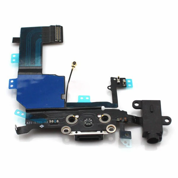 IPH0511 OEM Charging Charger Dock Headphone Jack Mic Connector Antenna Flex  For iphone 5C (6)