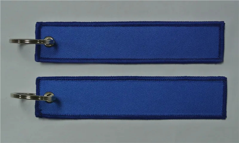 

Embroidery Blank Fabric Keychain Keyring, Any Size and Color Welcomed!