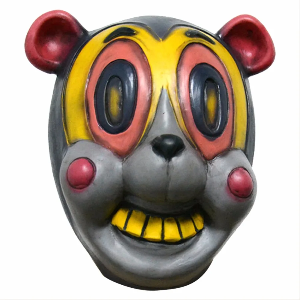 

The Umbrella Academy Cosplay Hazel Mask Full Face Helmet HeadgearLatex Halloween Mask Funny Cosplay Props