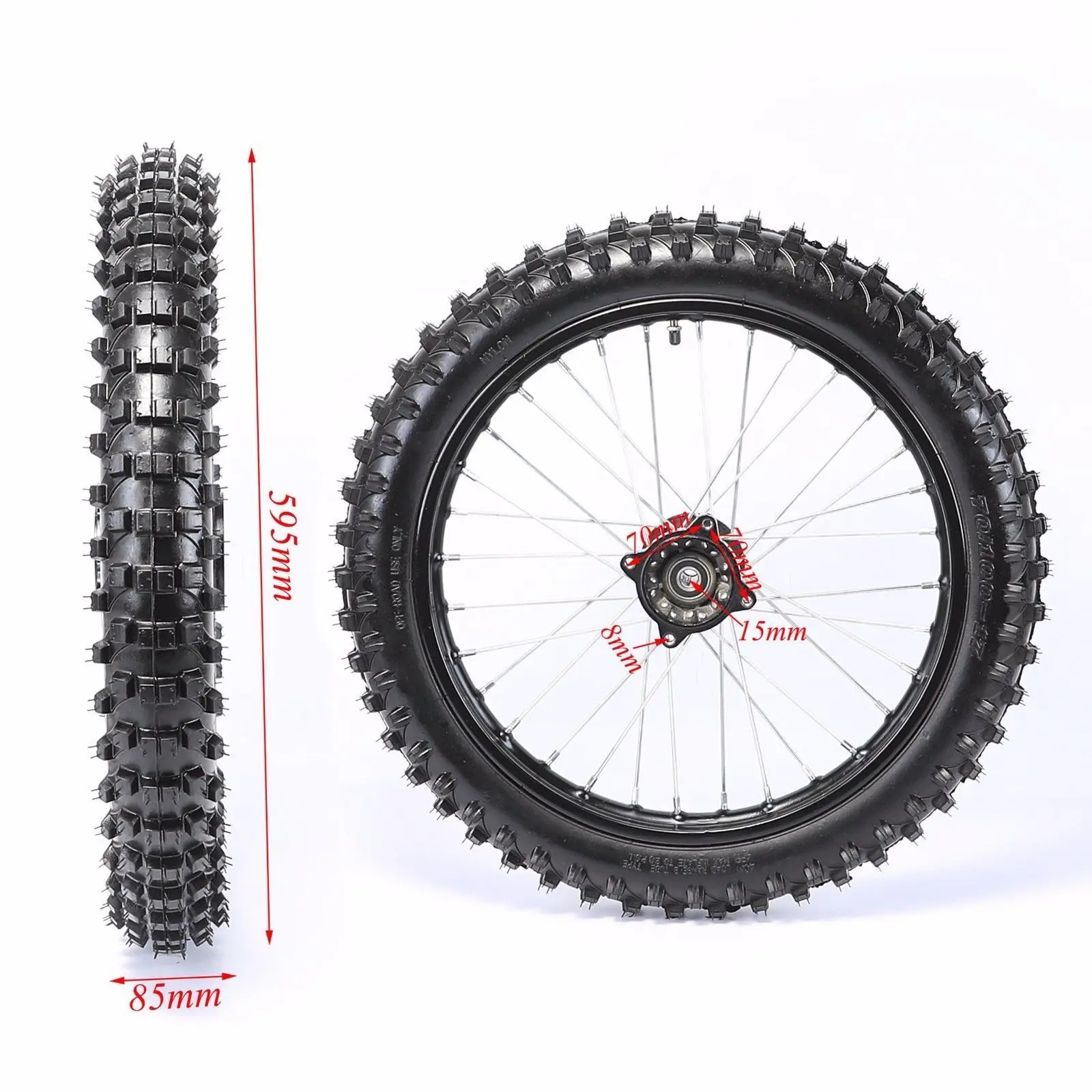 12 inch rear bike wheel