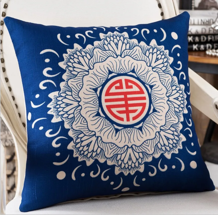 الأزرق الملكي الكتان القطن غطاء وسادة مكتب أريكة المنزل 45x45 سنتيمتر زهرة وسادة القضية وسادة الزخرفية يغطي سادات b263 الأزرق الملكي الكتان القطن غطاء وسادة مكتب أريكة المنزل 45x45 سنتيمتر زهرة وسادة القضية وسادة الزخرفية يغطي سادات b263
